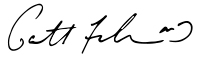 Dr. Garth Fisher's Signature